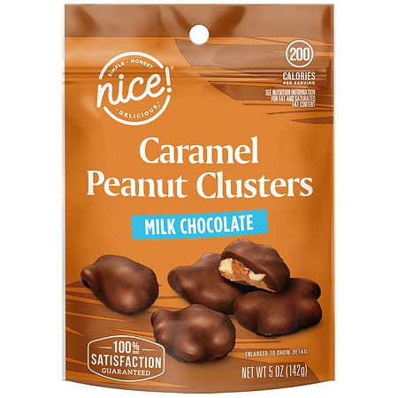 Nice! Caramel Peanut Clusters Milk Chocolate