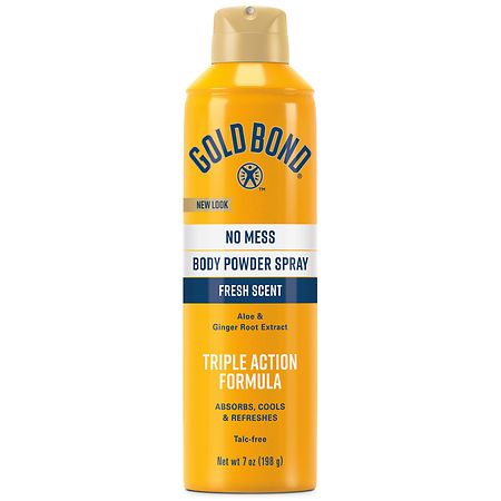 Gold Bond No Mess Talc-Free Body Powder Spray Fresh