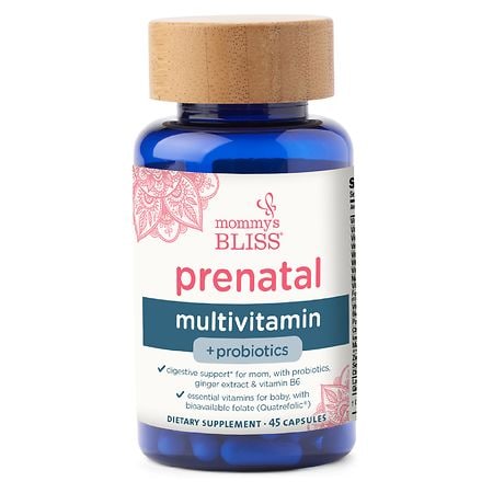 Mommy's Bliss Prenatal Multivitamin + Probiotics Capsules