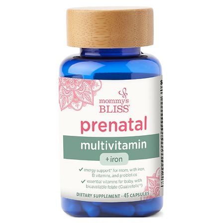 Mommy's Bliss Prenatal Multivitamin + Iron Capsules