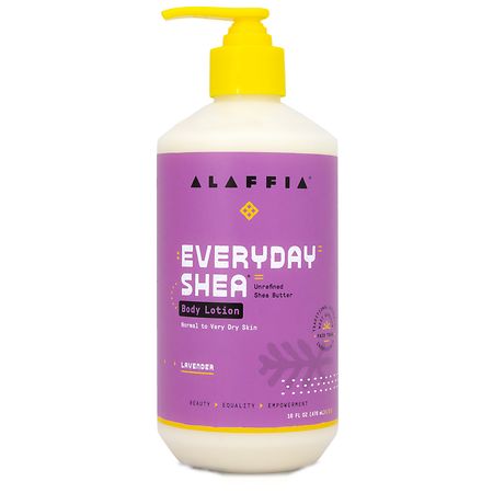 Alaffia Everyday Shea Body Lotion Normal to Very Dry Skin Lavender