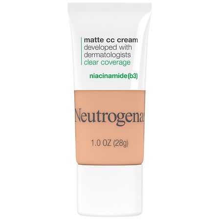 Neutrogena Clear Coverage Flawless Matte CC Cream Fragrance-Free Sand