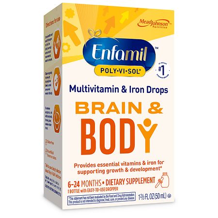 Enfamil Poly-Vi-Sol Multivitamin with Iron Supplement Drops