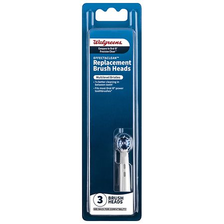 Walgreens Effectaclean Replacement Brush Heads