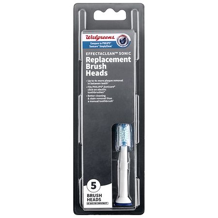 Walgreens Effectaclean Sonic Replacement Brush Heads