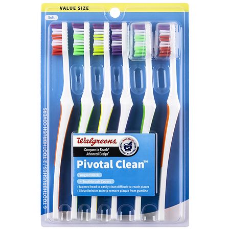 Walgreens Pivotal Clean Toothbrushes Full Soft