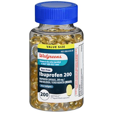Walgreens Ibuprofen 200 Mini Softgels