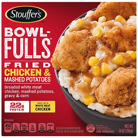 Stouffer's Bowl Frozen Entree Fried Chicken and Mashed Potato