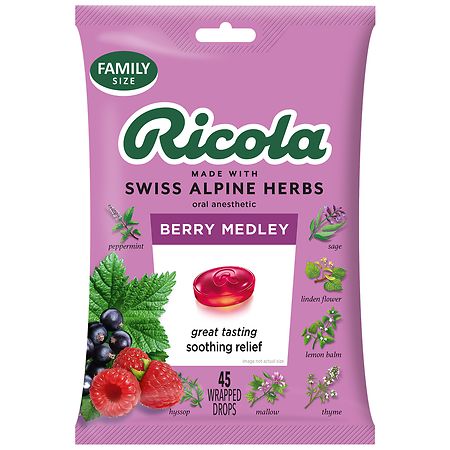 Ricola Cough Drops Berry Medley