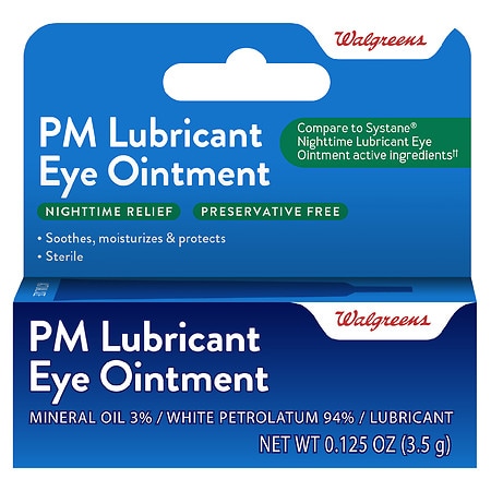 Walgreens PM Lubricant Eye Ointment