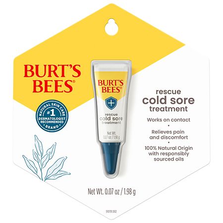 Burt's Bees Rapid Rescue Cold Sore Treatment with Rhubarb and Sage Complex