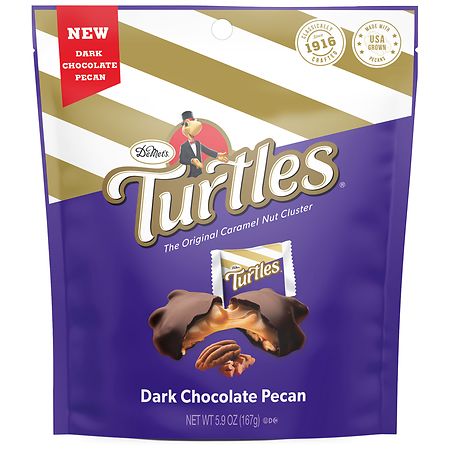 Turtles Caramel Nut Cluster Bites Dark Chocolate