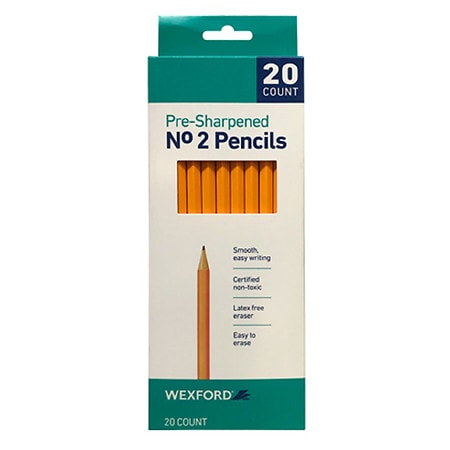Wexford No2 Pre-Sharpened Pencils