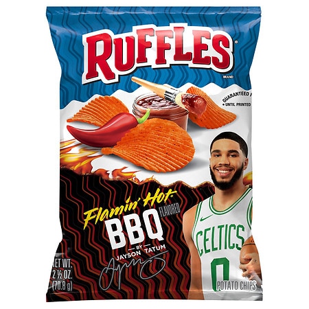 Ruffles Potato Chips, Flamin' Hot BBQ Flavored Flamin Hot BBQ