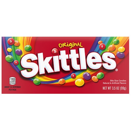 Skittles Original Fruity Chewy Candy Theater Box