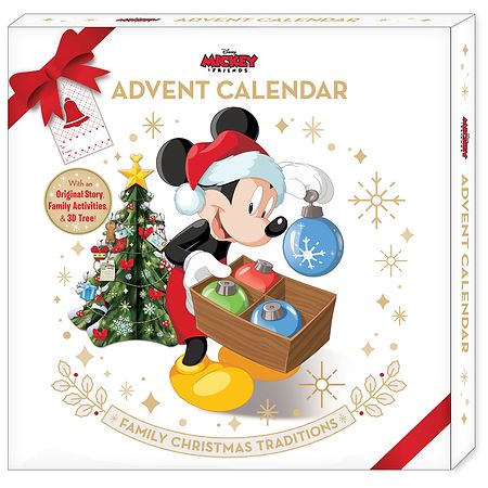Disney Mickey & Friends Advent Calendar - Family Christmas Traditions 10 x 10 x 1