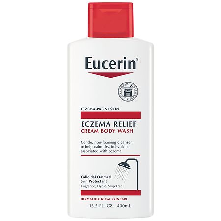 Eucerin Eczema Relief Cream Body Wash Fragrance Free