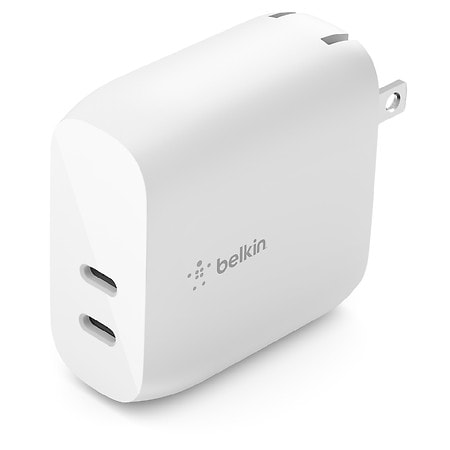 Belkin Dual 20W USB-C Wall Charger White