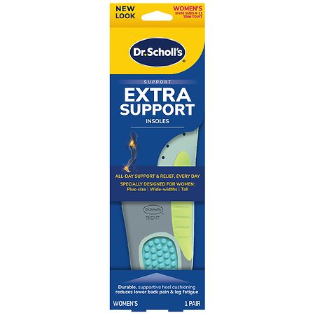 Dr. Scholl's Extra Support Insoles for Women Size 6-11