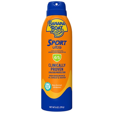 Banana Boat Sport Ultra Sunscreen SPF 65 Clear Spray