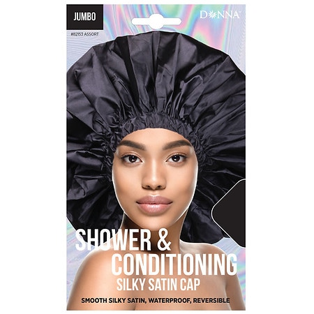 Donna Shower & Conditioning Satin Cap Jumbo Assorted