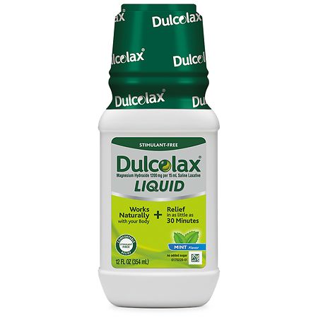 Dulcolax Liquid Saline Laxative Mint