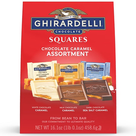 Ghirardelli Squares Chocolate Assortment Caramel Trio
