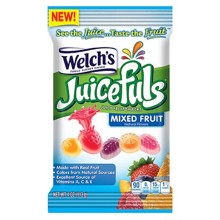 Welch's Juicefuls Fruit Snacks, Mixed Fruit