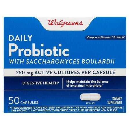 Walgreens Daily Probiotic with Saccharomyces Boulardii