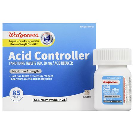 Walgreens Maximum Strength Acid Controller Tablets