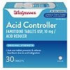 Walgreens Original Strength Acid Controller and Acid Reducer Famotidine Tablets, 10 mg-0