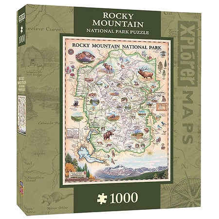 Masterpieces Puzzles Rocky Mountains 1000 Piece Puzzle