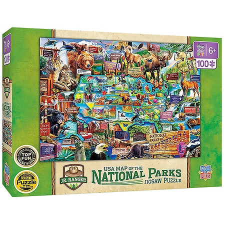 Masterpieces Puzzles Wildlife of the National Park 100 Puzzle