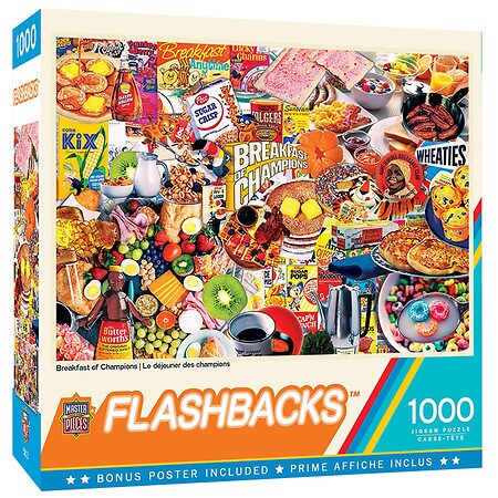 Masterpieces Puzzles Breakfast of Champions 1000 Piece Puzzle