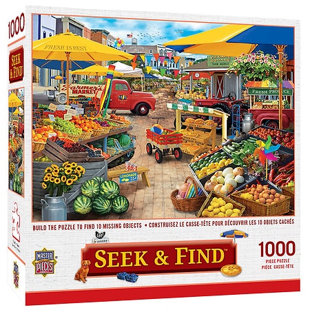 Masterpieces Puzzles Market Square 1000 Piece Puzzle