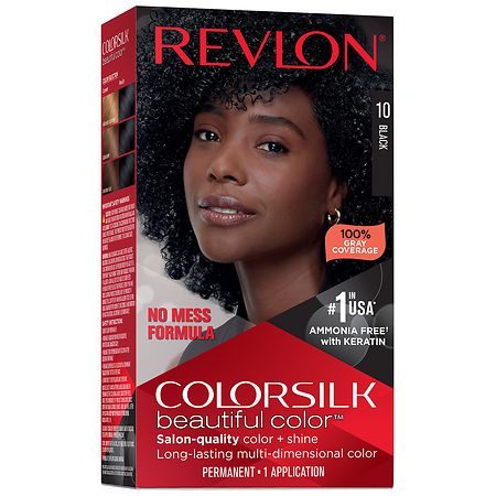 Revlon ColorSilk Permanent Hair Color Black