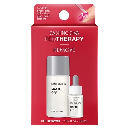 Dashing Diva Red Therapy Magic Off Artificial Nail Remover