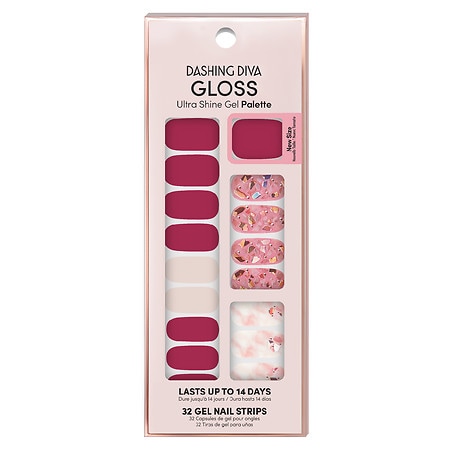 Dashing Diva GLOSS Ultra Shine Gel Palette Berry Bloodstone Pink