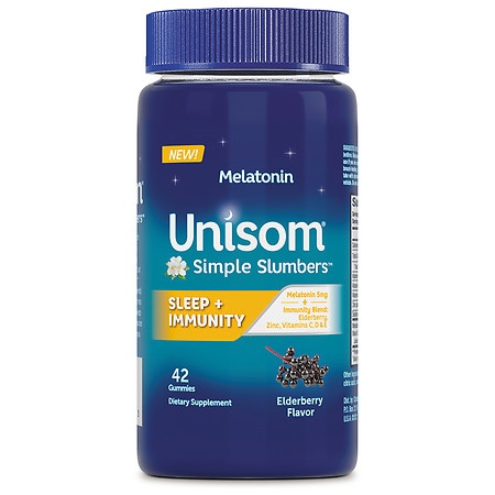 Unisom Simple Slumbers Sleep + Immunity Gummies