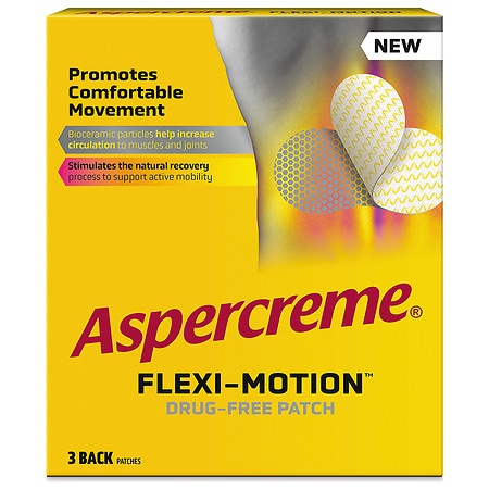 Aspercreme Flexi-Motion Drug Free Back Patch