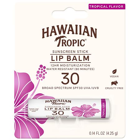 Hawaiian Tropic Lip Balm, SPF 30 Tropical