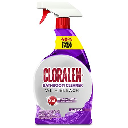 Cloralen Bathroom Cleaning Spray, With Liquid Bleach Lavender