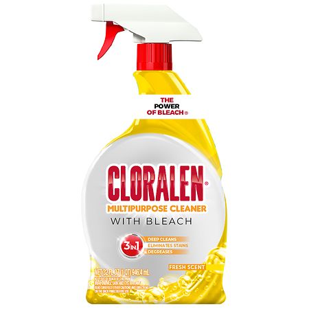 Cloralen Multipurpose Cleaning Spray, 3-In-1, With Liquid Bleach Fresh