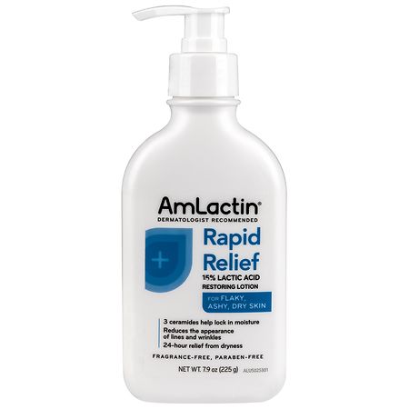 AmLactin Rapid Relief Restoring Lotion + Ceramides Unscented