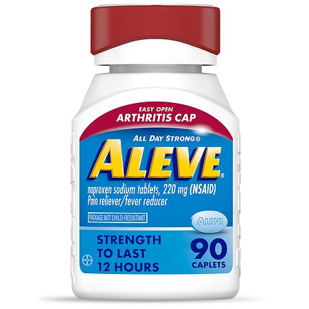 Aleve Easy Open Arthritis Cap, Naproxen Sodium, for Pain Relief