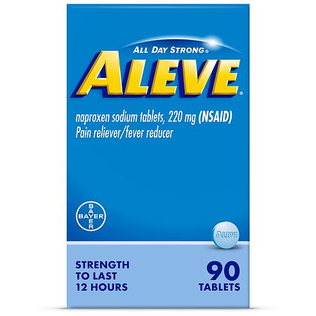 Aleve Pain Reliever & Fever Reducer Naproxen Sodium Tablets