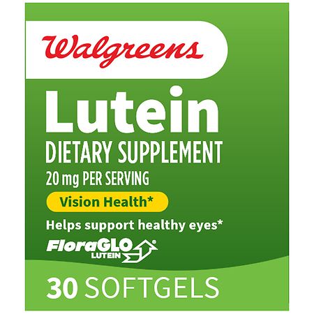 Walgreens Lutein 20 mg Softgels