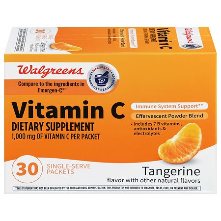Walgreens Vitamin C 1,000 mg Single-Serve Packets