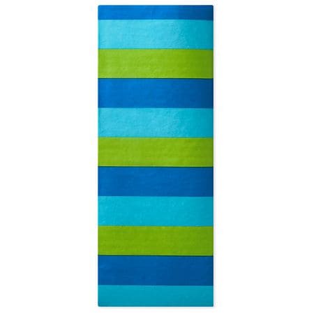 Hallmark Tissue Paper, Bold Blue Stripe