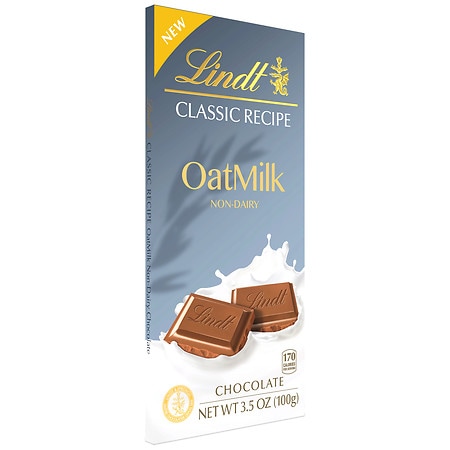 Lindt Classic Recipe Oat Milk Plain Chocolate Bar